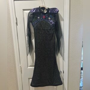 Chasing Fireflies Halloween Costume Priestess Chiffon Dress Blue/Purple